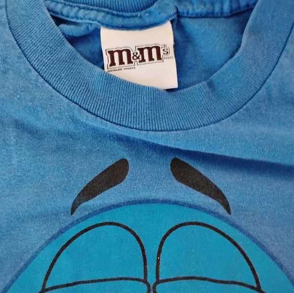 VINTAGE | M&M'S Blue Short Sleeve Tee with Character Design - Picture 5 of 7